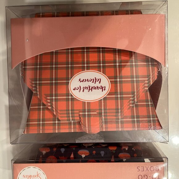 Thanksgiving Leftover Paper Boxes Set of 12 by Bonus & Sparkles (new/x) - Picture 7 of 13